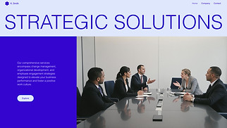 Landing Pages website templates - Customer Support Company (Professional)